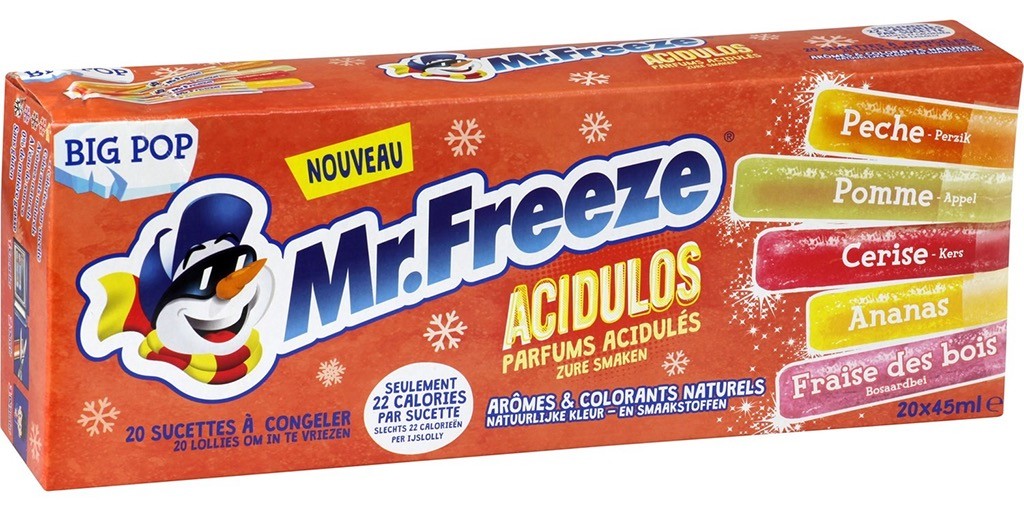 Mr.Freeze Big Pop Party 45ml (lot de 3 soit 60 bâtons glacés) 