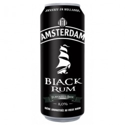 Amsterdam Black Rum 50cl (lot de 48 canettes)