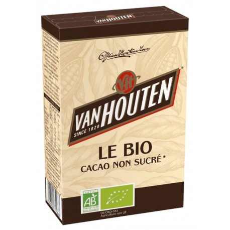 Van Houten Le Bio Cacao Non Sucré 125g