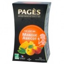 Pages Thé Vert Mangue Abricot Bio 20 sachets (lot de 3)