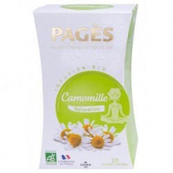 Pages Infusion Relaxation Camomille Bio 20 sachets (lot de 3)