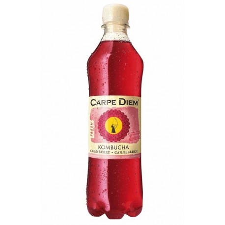 Carpe Diem Kombucha Cranberry 50cl (pack de 24)