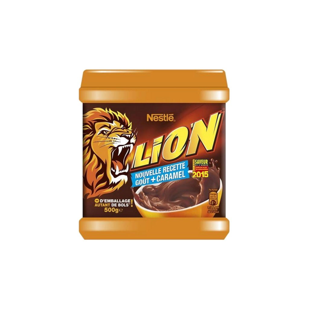 Poudre Chocolat au Lait Lion 500g 