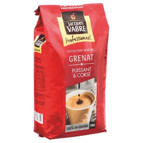 Jacques Vabre Grenat Café En Grains 1Kg