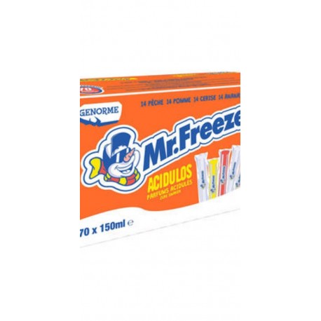 Mr.Freeze Génorme Acidulos 150ml (70 bâtons glacés)