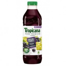 Tropicana Pure Premium Jus de Raisin 1L (pack de 6)