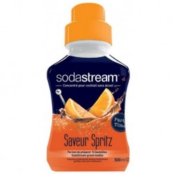 Sodastream Concentré pour Cocktail Saveur Spritz sans Alcool 500ml