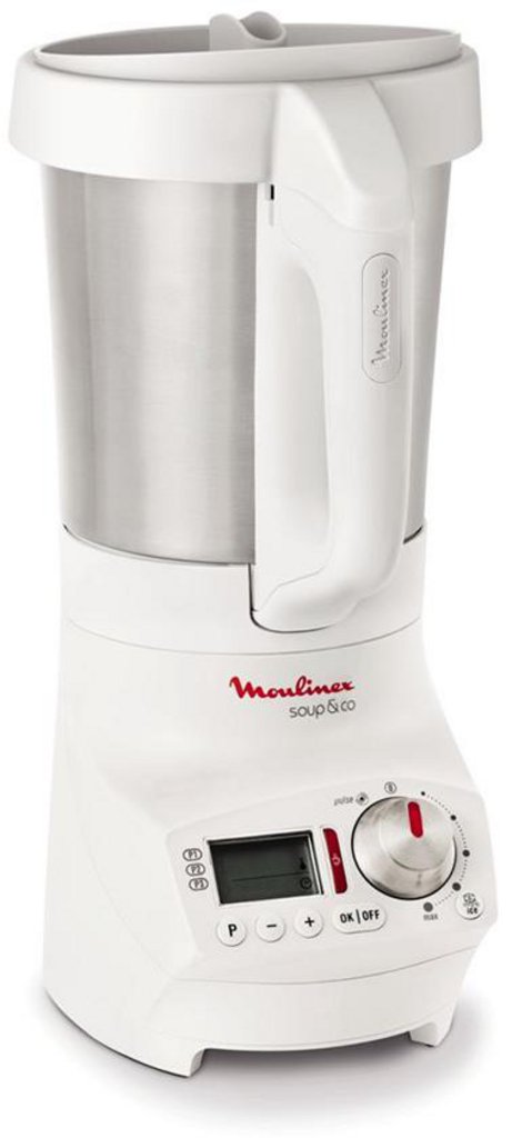Moulinex Blender Chauffant Soup & Co 1100W 2,8L Blanc LM904110 