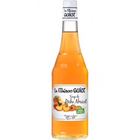 La Maison Guiot Sirop Pêche Abricot 70cl