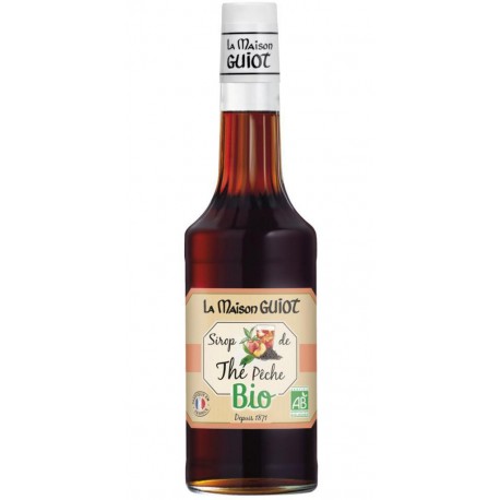 La Maison Guiot Sirop Thé Pêche Bio 70cl