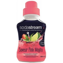 Sodastream Concentré pour Cocktail sans Alcool Saveur Pink Mojito 500ml