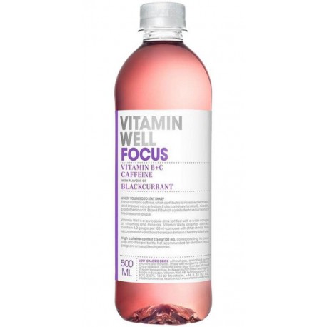 Vitamin Well Focus 50cl (pack de 12)