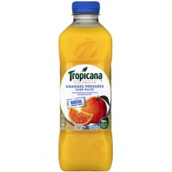 Tropicana Oranges Pressées Sans Pulpe 1L (pack de 6)