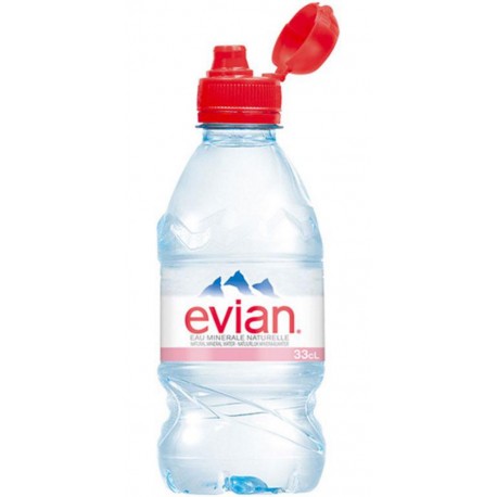 Evian bouchon sport 50cl (lot de 2 packs de 12 soit 24 bouteilles)