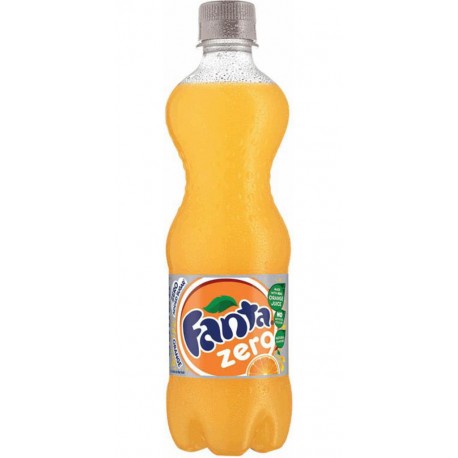Fanta Orange Zéro 50cl (lot de 4 packs de 6 soit 24 bouteilles)