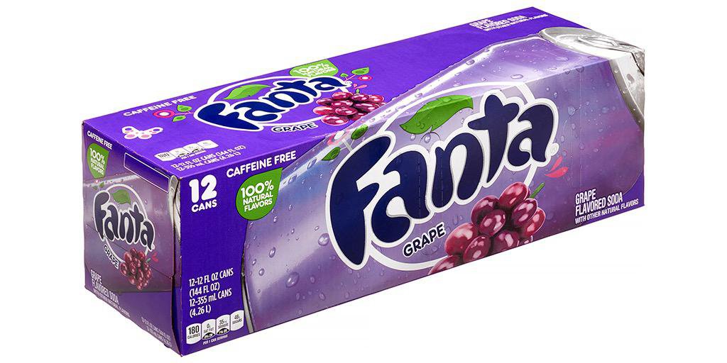 Fanta Grape Raisin 35,5cl (pack de 12) 