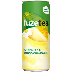 Fuze Tea Thé Vert Mangue Camomille 25cl (pack de 24)