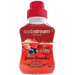 Sodastream Concentré Saveur Grenadine Façon Diabolo 500ml (lot de 2)