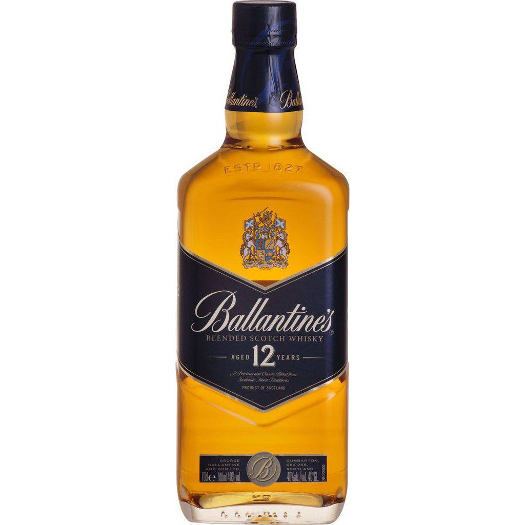 Ballantines Scotch whisky écossais blended 12 ans 40% 