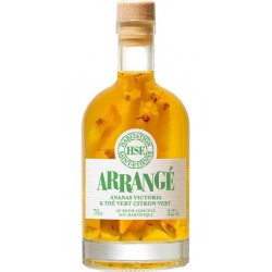 HSE Arrangé rhum aromatisé ananas Victoria thé vert citron vert 32%