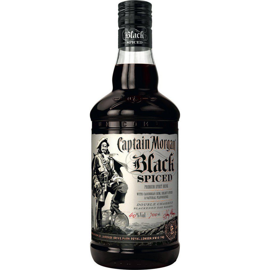 Captain Morgan Black Spiced Rhum brun 40% 