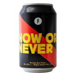 Brussels Beer Project NOW or NEVER 33CL CAN