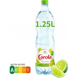 Carola Eau de source saveur citron vert 1,25 L