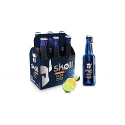 Skoll Bière aromatisée vodka citron 6% 6 x 33 cl  6%vol.