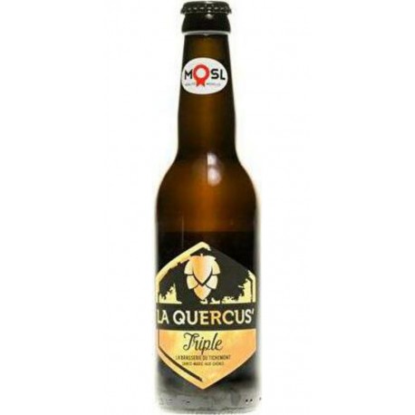 Quercus Bière triple 9% 33 cl  9%vol.