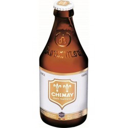 Chimay Bière pères trappistes blanche 8% 33 cl  8%vol.