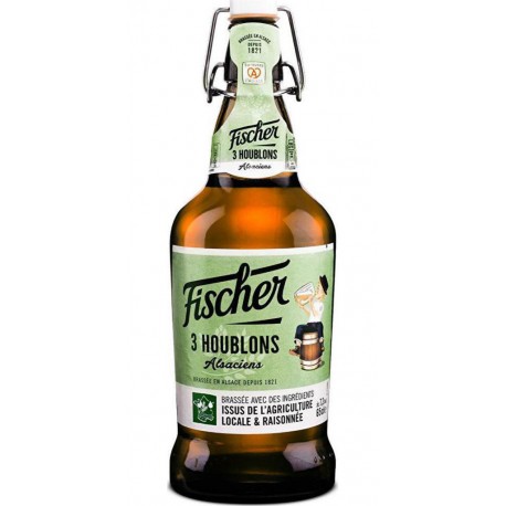 Fischer Bière blonde d'alsace 7.2% 65 cl 7.2%vol.