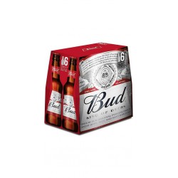 Bud Bière blonde 5% 6 x 25 cl 5%vol.