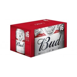 Bud Bière blonde boîte 5% 6 x 33 cl 5%vol.