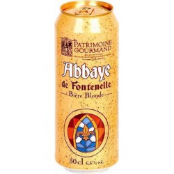 Patrimoine Gourmand Bière blonde abbaye de fontenelle 6.6% 50 cl 6.6%vol.