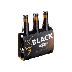 Licorne Bière black douce & savoureuse 6% 3 x 33 cl  6%vol.