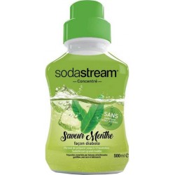 Sodastream Concentré Saveur Menthe Façon Diabolo 500ml (lot de 2)