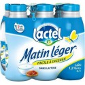 Lait Lactel Matin Léger demi-écrémé 1L (pack de 6)