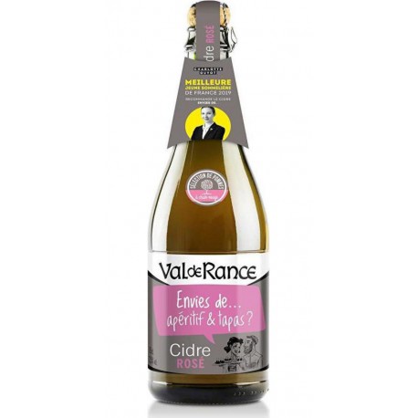 Val De Rance Cidre bouche envies de rose 4.5% 75 cl 4.5%vol.