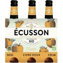 Ecusson Cidre bio doux fruité 2.5% 3 x 33 cl 2.5%vol.