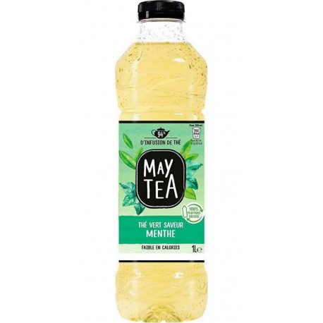 May Tea Boisson au thé vert saveur menthe 1L