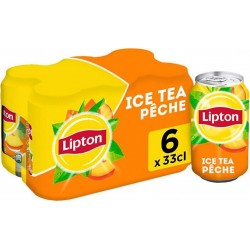 Lipton Ice tea saveur pêche 6 x 33 cl