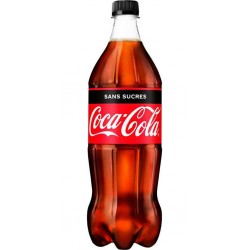 Coca-Cola Zéro Soda à base de cola sans sucres 1L