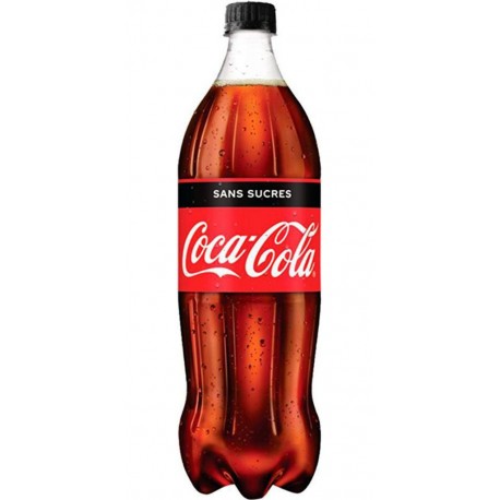 Coca-Cola Soda à base de cola sans sucres 1,25 L