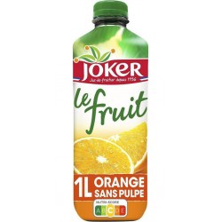 Joker Le fruit - Jus d'orange sans pulpe 1 L