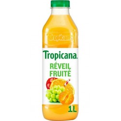Tropicana Boisson réveil fruité 100% pur jus 1L