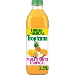 Tropicana Jus multifruits cocktail tropical 1,5L