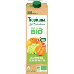 Tropicana Jus bio orange mandarine raisin 85 cl