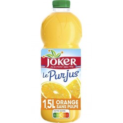 Joker Jus d'orange sans pulpe 1,5 L
