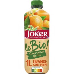 Joker Jus d'orange sans pulpe BIO 1 L