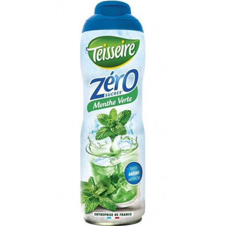Zéro Teisseire Sirop de menthe verte Zéro sans sucres 60cl